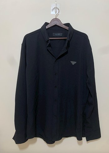 Siyah Uzun Kollu Erkek Gömlek - Görsel 2