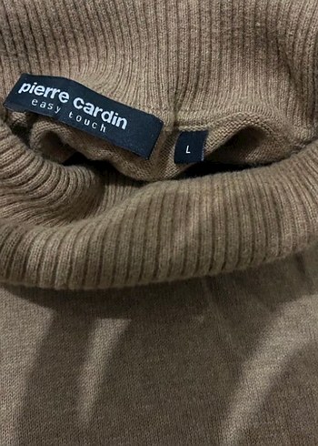 Kahverengi erkek Boğazlı Uzun Kollu Triko - Görsel 4