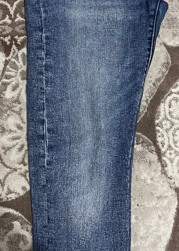 Gri Mavi Rahat Kesim Erkek Kot Pantolon - Görsel 3