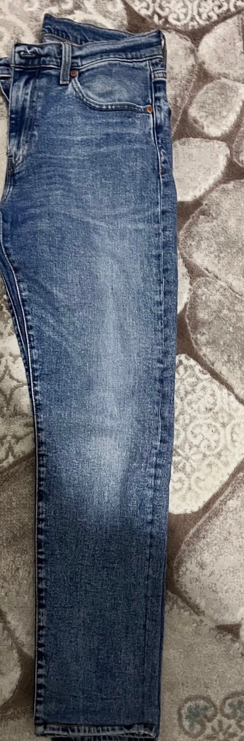 Gri Mavi Rahat Kesim Erkek Kot Pantolon - Görsel 4