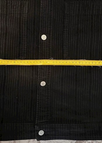 Düğmeli Siyah Erkek Kot Gömlek - Görsel 4