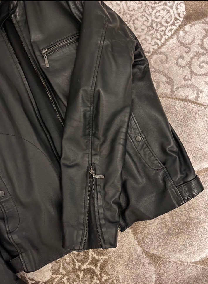 Özel dikim deri ceket - Görsel 2