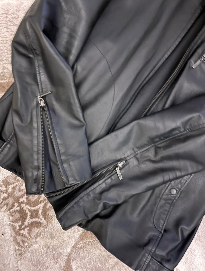 Özel dikim deri ceket - Görsel 3