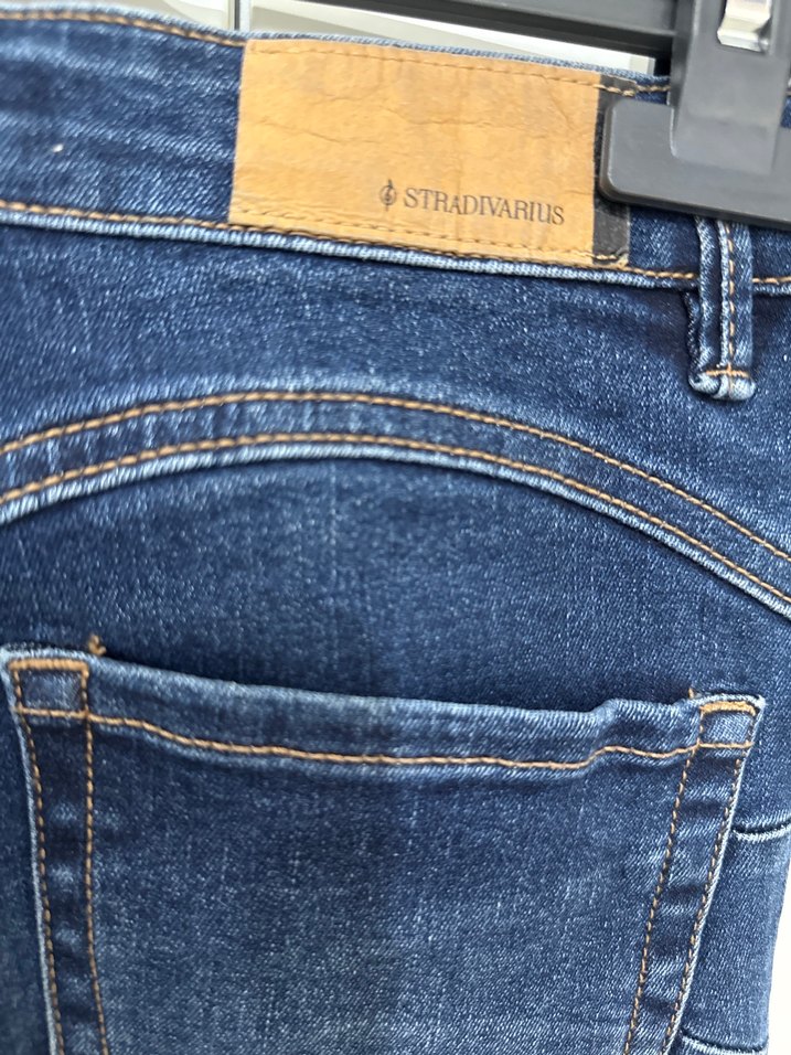 Lacivert Kadın Denim Normal Kesim Pantolon - Görsel 5