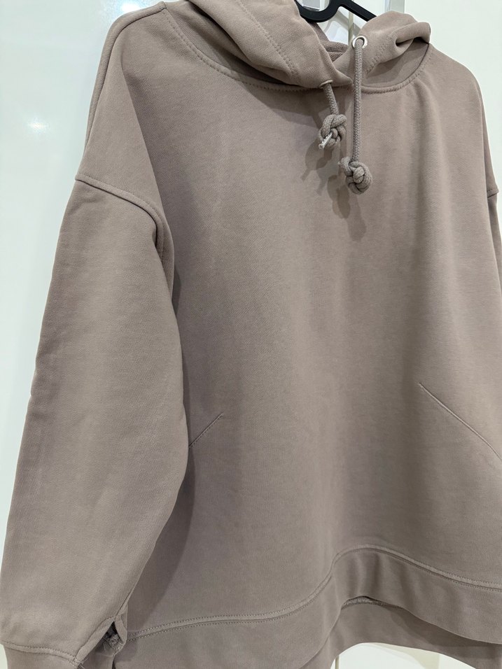 Vizon Kapüşonlu Kadın Sweatshirt - Görsel 2