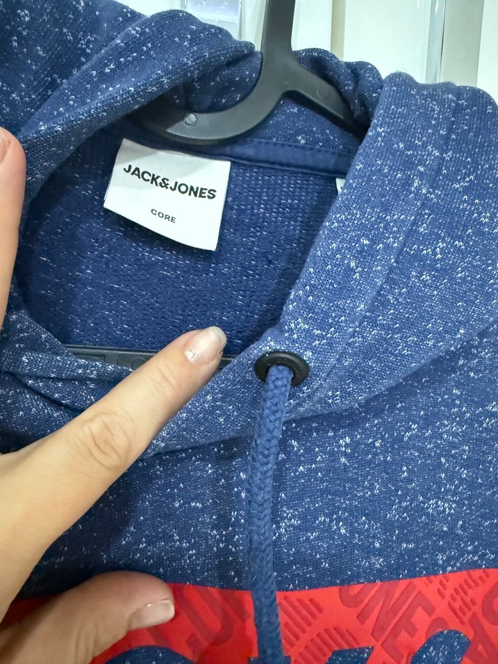 Jack & Jones Erkek Mavi Sweatshirt - Görsel 5