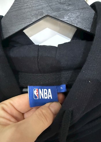 Siyah NBA Baskılı Kapüşonlu Sweatshirt - Görsel 6