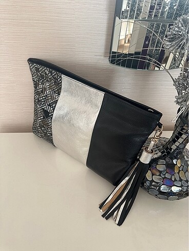 Beden siyah Renk Clutch çanta