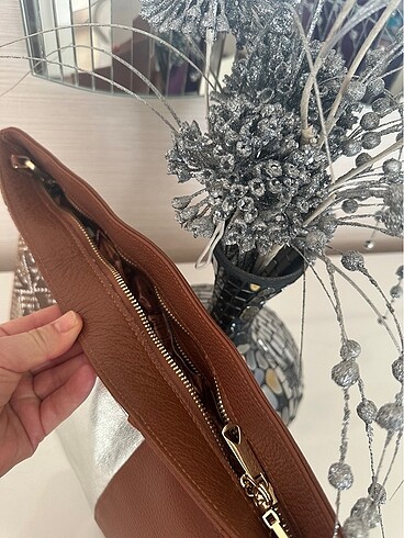 Beden camel Renk Clutch çanta