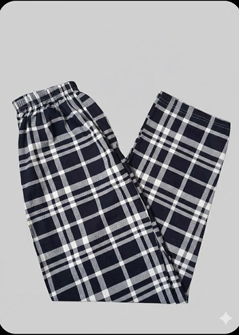 kareli pijama altı - Görsel 3