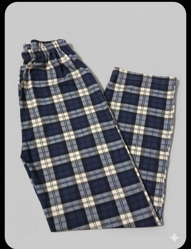 kareli pijama altı - Görsel 3