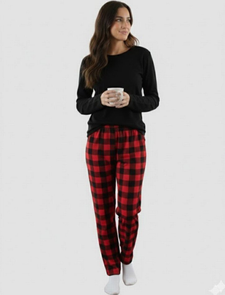 kareli pijama altı - Görsel 2