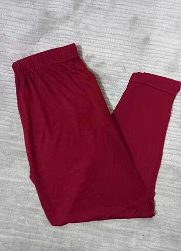 Diğer Bordo şalvar model pijama altı