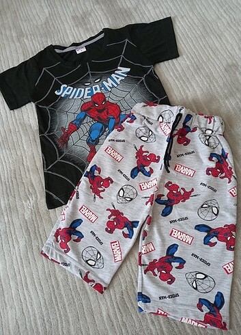 Diğer Çocuk spiderman tişört şort takım