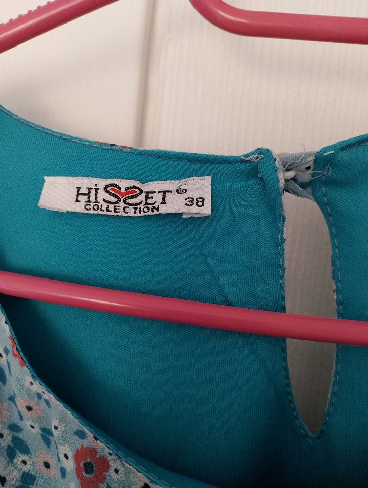 Uzun Bohem Çiçek Desenli Elbise - Görsel 2