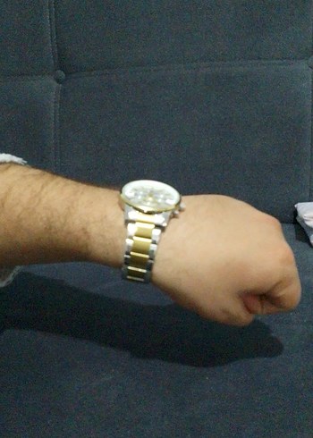 Elklein Modern Klasik Altın Erkek Saati - Görsel 8