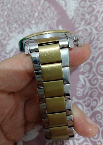 Elklein Modern Klasik Altın Erkek Saati - Görsel 6