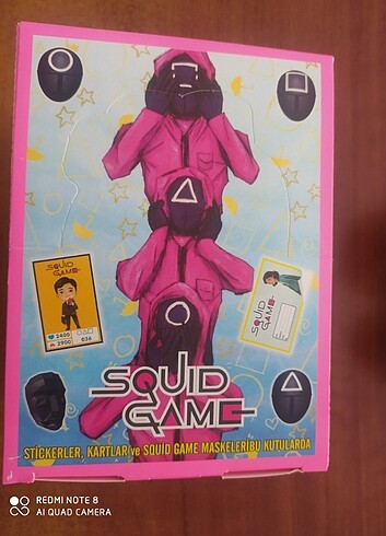Squid game kartı