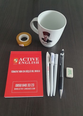 TÜKENMEZ KALEM, NOT DEFTERİ, KUPA BANT - Görsel 2