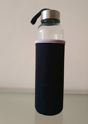  Beden Kılıflı Cam Su Matarası