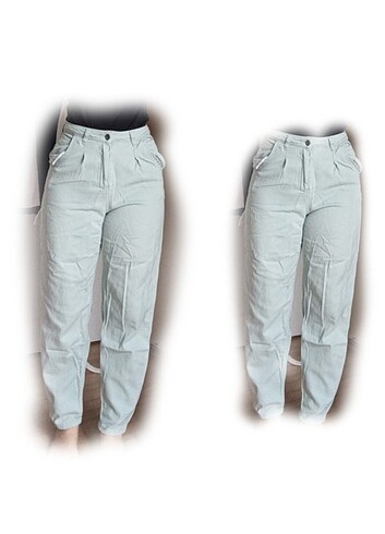 Mint Yeşili Mom Jean