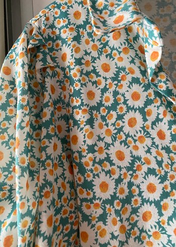 Düğmeli Bohem Uzun Elbise - Görsel 6