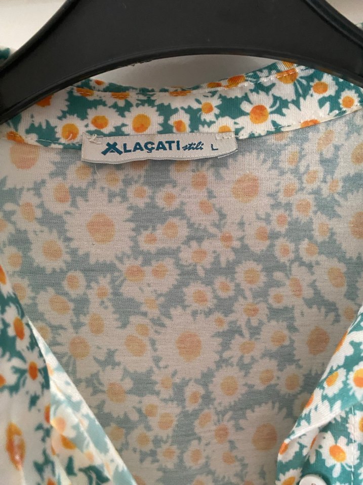 Düğmeli Bohem Uzun Elbise - Görsel 5