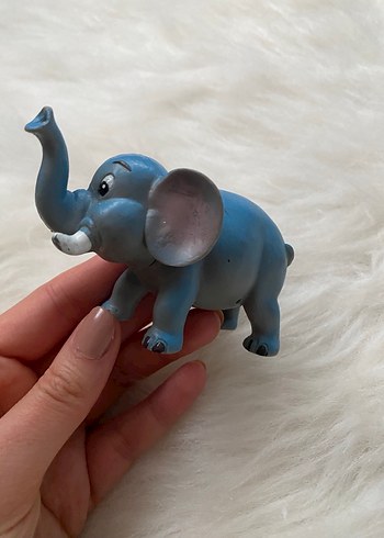 Pastel Mavi Fil Figürü - Görsel 3