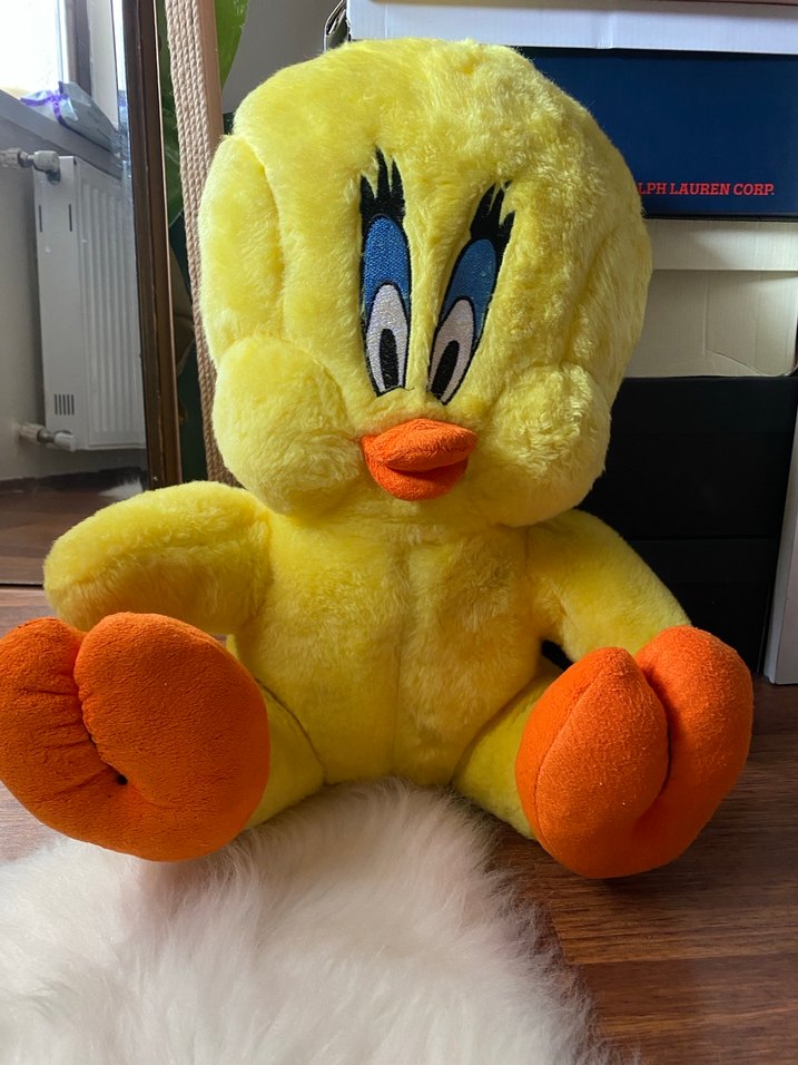 Büyük Sarı Peluş Oyuncak Civciv - Görsel 4