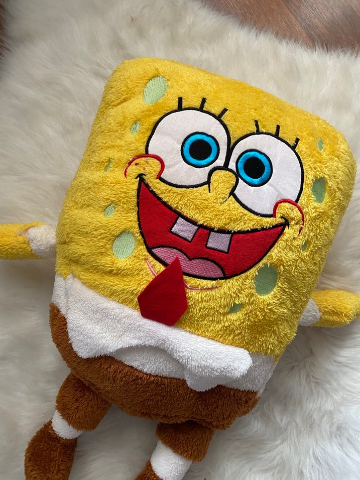 Sünger Bob Peluş Oyuncak Sarı - Görsel 2