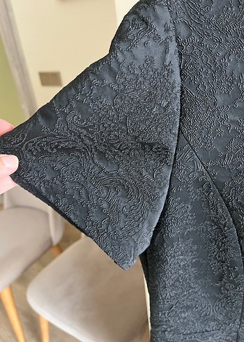 Kadın Siyah Midi Kalem Elbise - Görsel 3