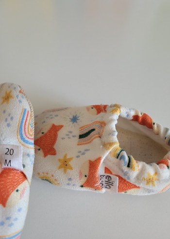 Renkli Desenli Erkek Bebek Ev Ayakkabısı ella bonna - Görsel 6