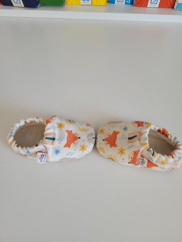 Renkli Desenli Erkek Bebek Ev Ayakkabısı ella bonna - Görsel 2