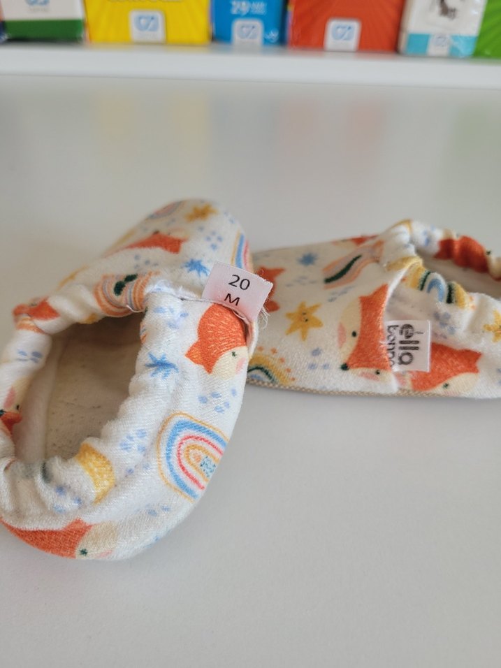 Renkli Desenli Erkek Bebek Ev Ayakkabısı ella bonna - Görsel 4