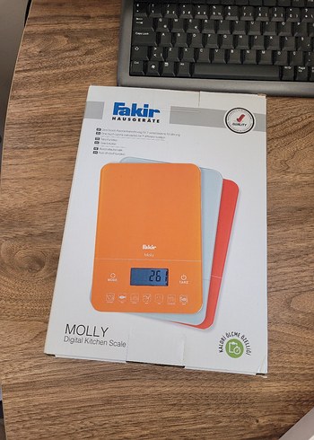 Fakir MOLLY Dijital Mutfak Tartısı Turuncu
