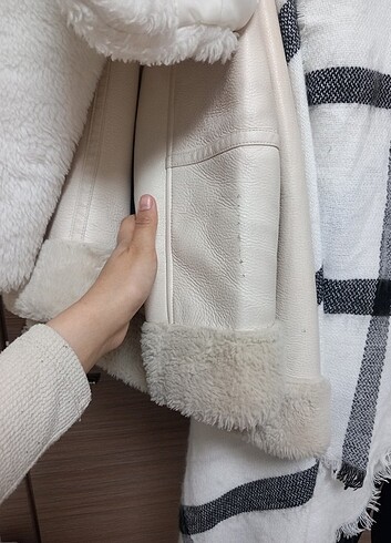 LC Waikiki Kürklü deri ceket