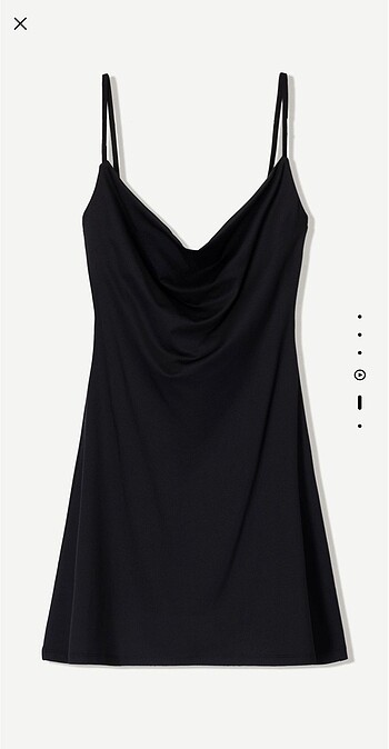 Bershka Bershka mini saten elbise