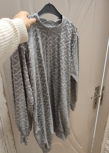 Gri Yılan Desenli Bohem Perde - Görsel 4