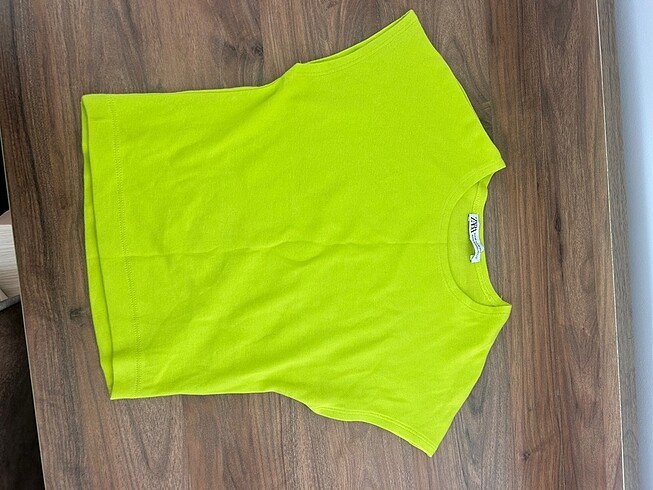 Zara Zara crop tisort