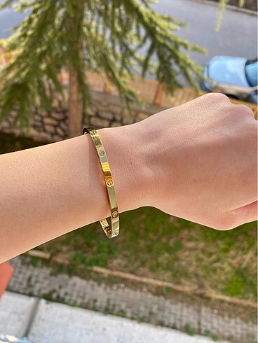 Pandora Kadın Cartier Çelik Taşlı Kelepçe