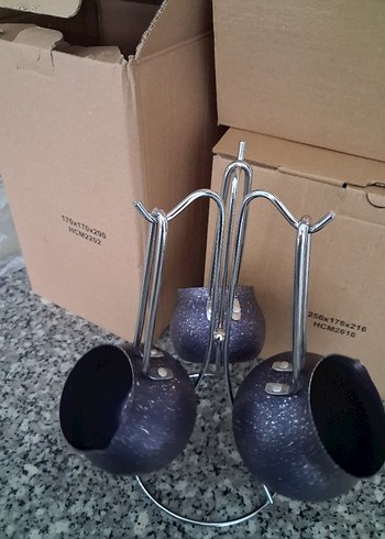 Karaca Biogranit Mor Cezve Takımı 3'lü - Görsel 2