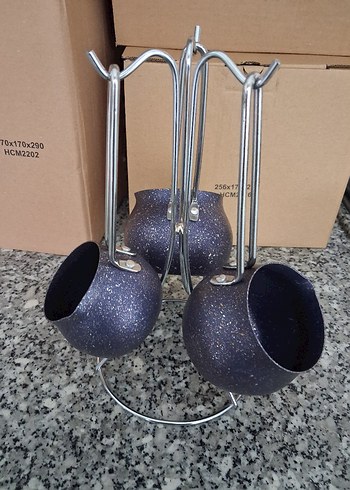 Karaca Biogranit Mor Cezve Takımı 3'lü - Görsel 4