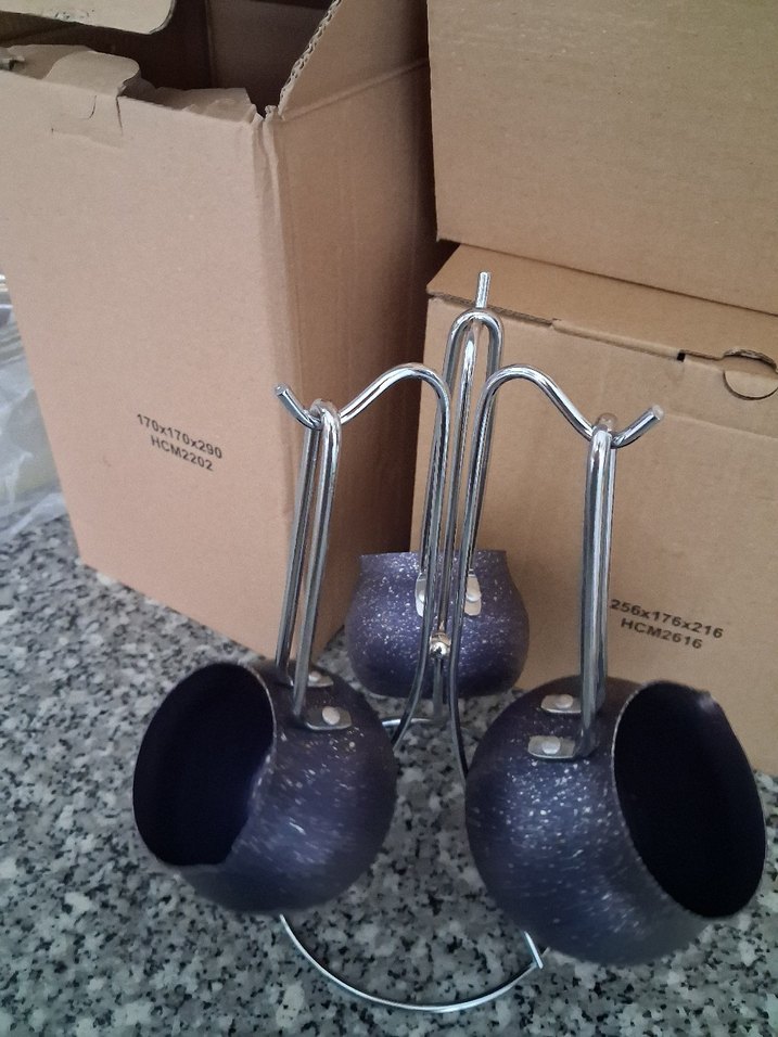 Karaca Biogranit Mor Cezve Takımı 3'lü - Görsel 2