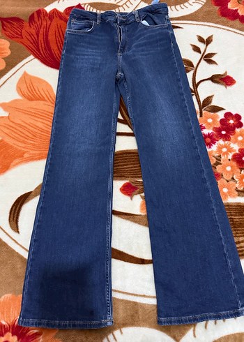 Kadın Fermuarlı Jean - Görsel 2