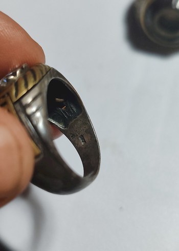 925 Ayar Gümüş Yüzük Lot - Görsel 7