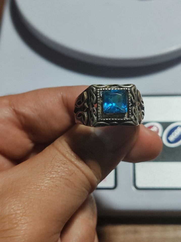 925 Ayar Gümüş Yüzük Lot - Görsel 3