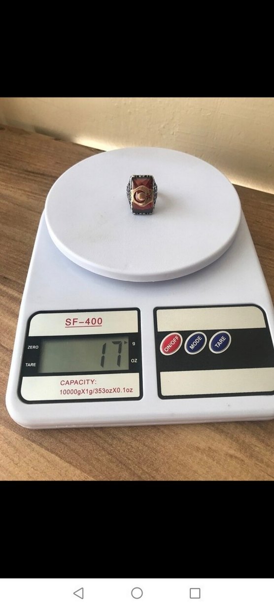 Şanlı Türk Bayraklı 925 Ayar Gümüş Yüzük - Görsel 4