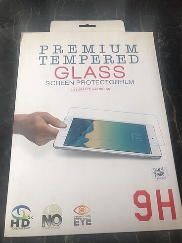 Samsung Galaxy Tab 4 T550 Ekran Koruyucu Tempered Kırılmaz Cam