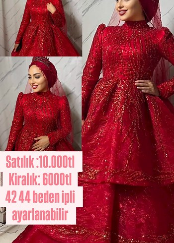 Kınalık 42 44 beden uyumlu kiralama 6000tl