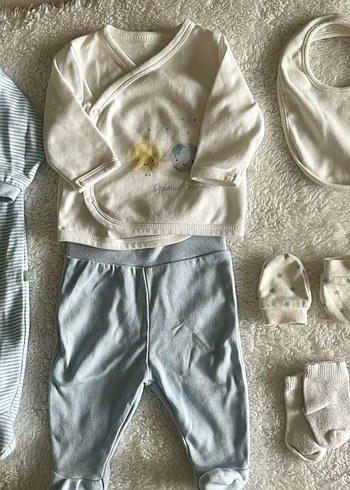 Organik New Dreams 10'lu Zıbın Set Mavi - Görsel 9